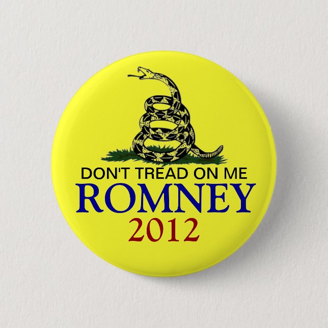 MITT ROMNEY 2012 KNAPP (Framsida)