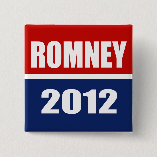 MITT ROMNEY 2012 KNAPP (Framsida)