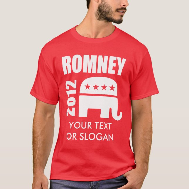 MITT ROMNEY 2012 TEE SHIRT (Framsida)