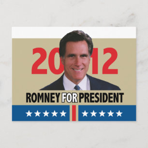 Mitt Romney 2012 Vykort