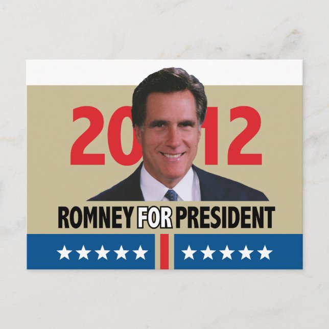 Mitt Romney 2012 Vykort (Framsida)