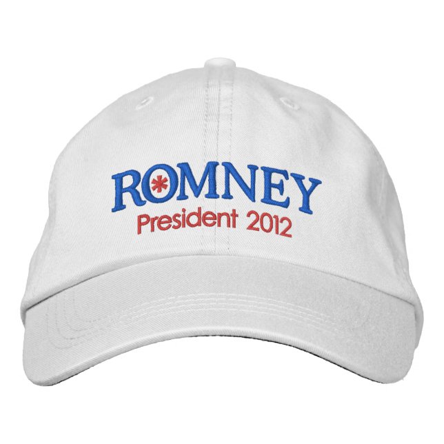 Mitt Romney Anpassad Broderad Keps (Framsida)