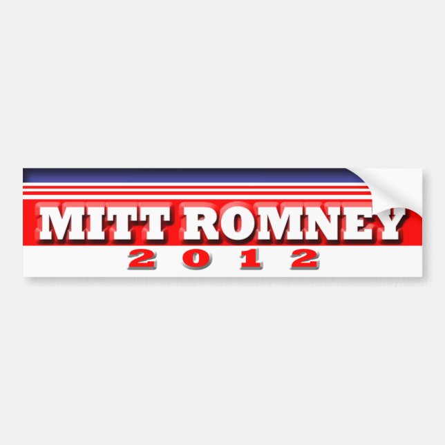 Mitt Romney Bildekal (Framsidan)