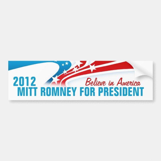 Mitt Romney Bildekal (Framsidan)