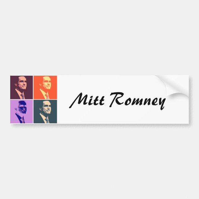 Mitt Romney Bildekal (Framsidan)