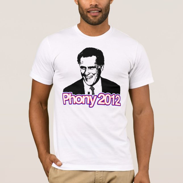 Mitt Romney - bluffmakare 2012 T-shirt (Framsida)