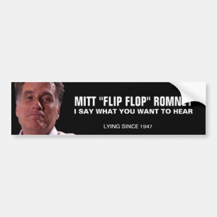 Mitt Romney - flipen Flopper Bildekal
