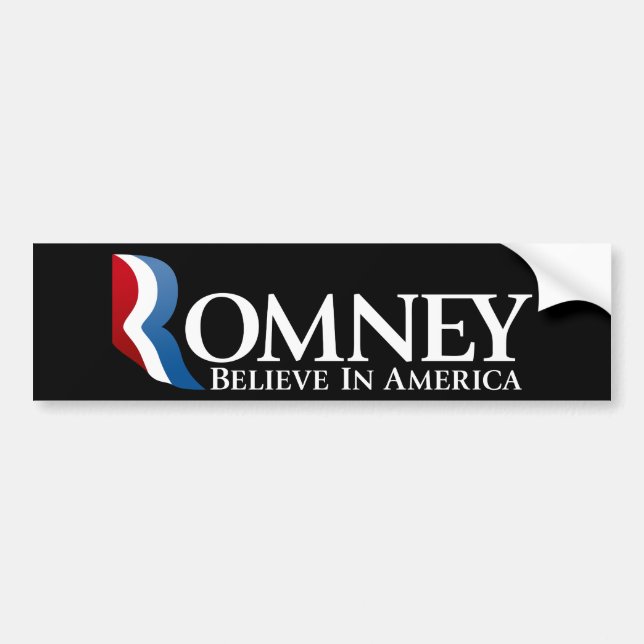 Mitt Romney för president 2012 Bildekal (Framsidan)