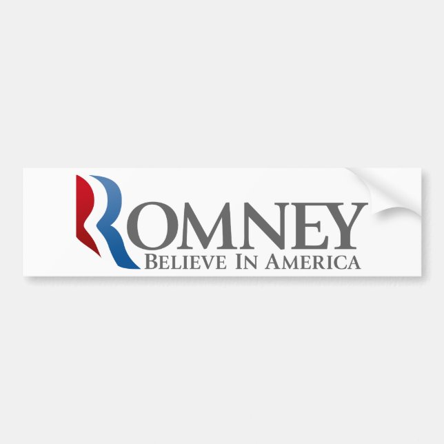 Mitt Romney för president 2012 Bildekal (Framsidan)