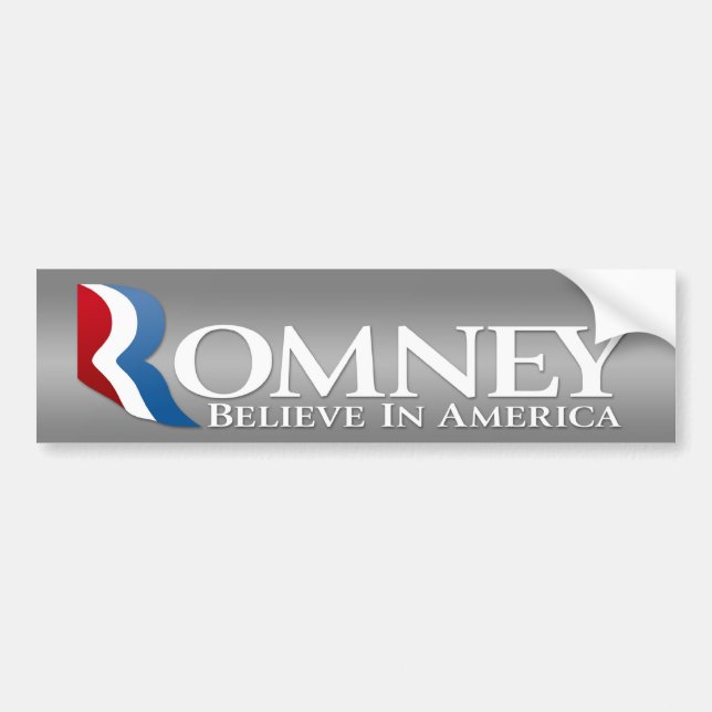 Mitt Romney för president 2012 Bildekal (Framsidan)