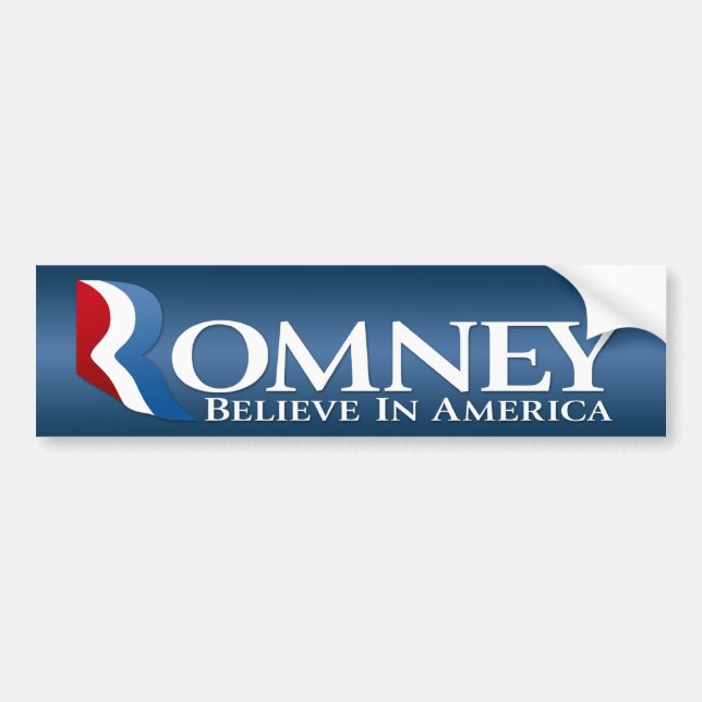 Mitt Romney för president 2012 Bildekal (Framsidan)