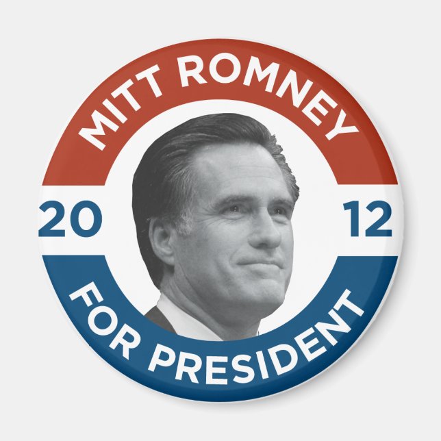 Mitt Romney för president 2012 Magnet (Framsidan)