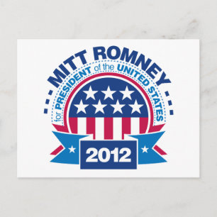 Mitt Romney för president 2012 Vykort