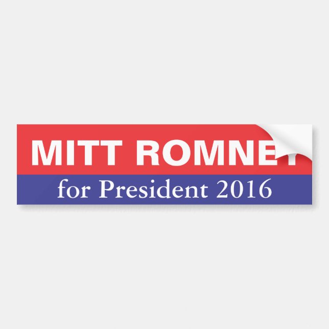 Mitt Romney för president i 2016 Bildekal (Framsidan)