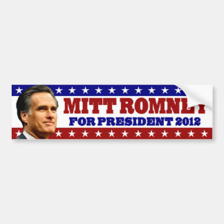 Mitt Romney för presidenten 2012 Bildekal