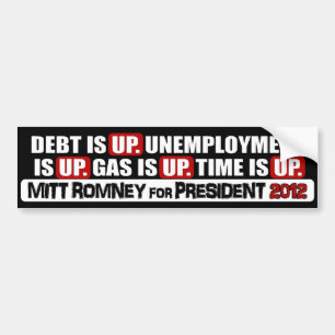 Mitt Romney för presidenten - 2012 Bildekal