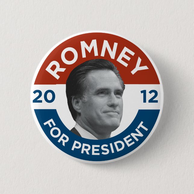 Mitt Romney för presidenten 2012 Knapp (Framsida)