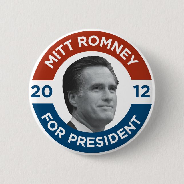 Mitt Romney för presidenten 2012 Knapp (Framsida)