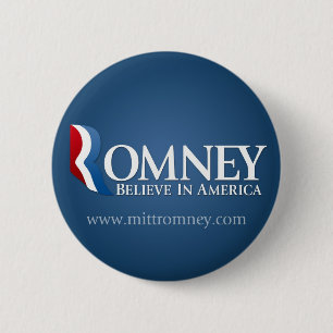 Mitt Romney för presidenten 2012 Knapp