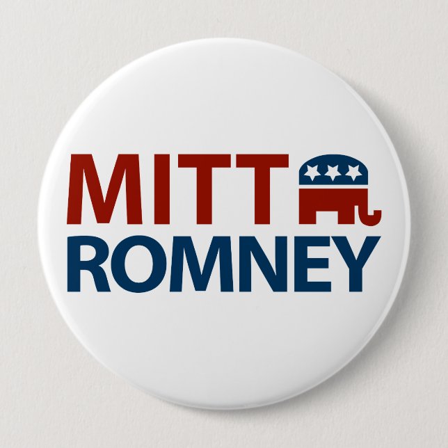 Mitt Romney GOP Knapp (Framsida)