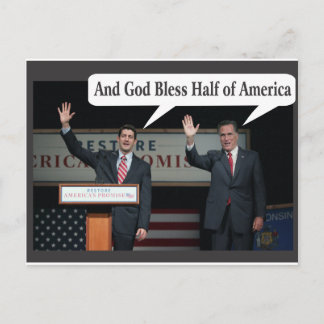 Mitt Romney Hates dig 47% Rösta för Barack Obama Vykort