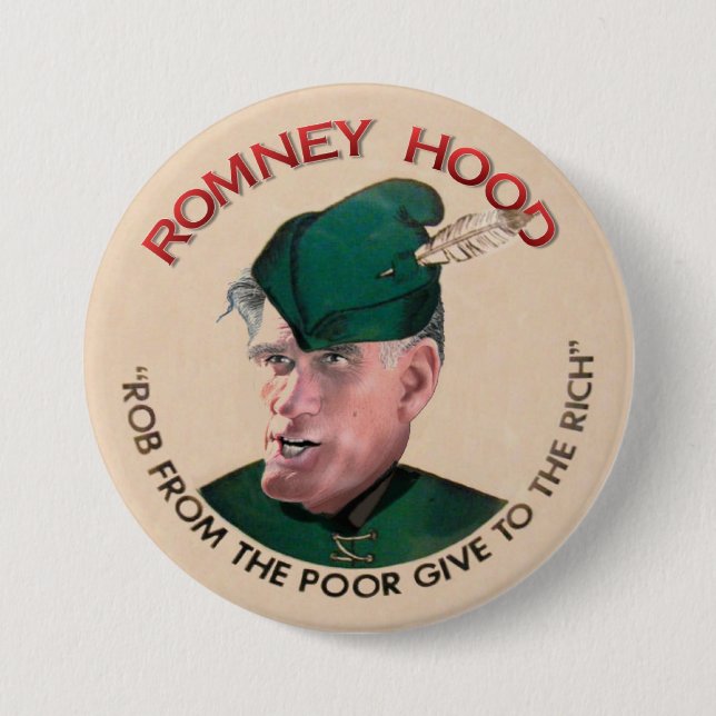 Mitt Romney huva 2012 Knapp (Framsida)