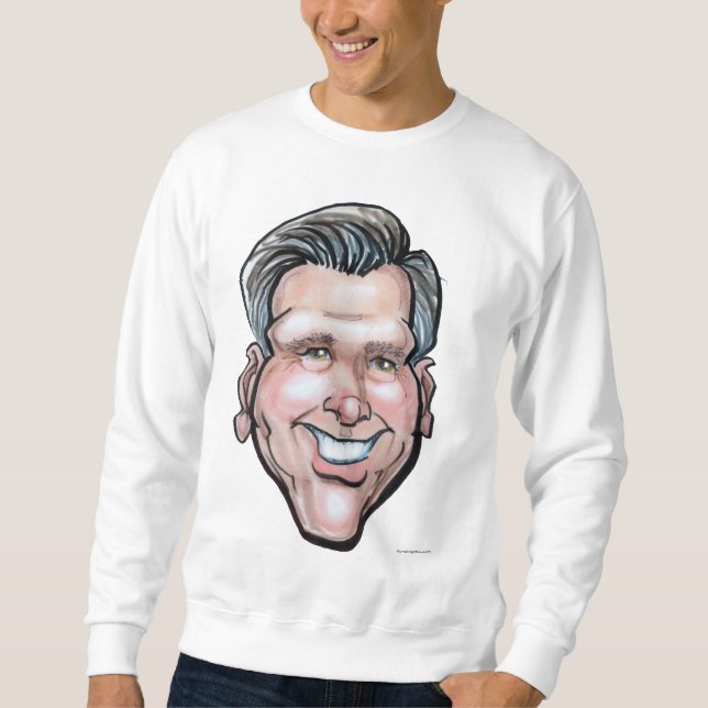 Mitt Romney Lång Ärmad Tröja (Framsida)