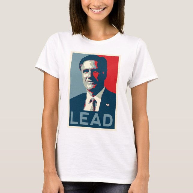 Mitt Romney - leda Tee (Framsida)