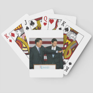 Mitt Romney och Paul Ryan Spel Kort