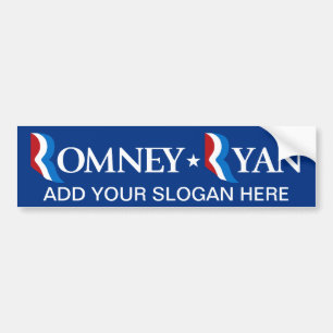 Mitt Romney - Paul Ryan 2012 Bildekal
