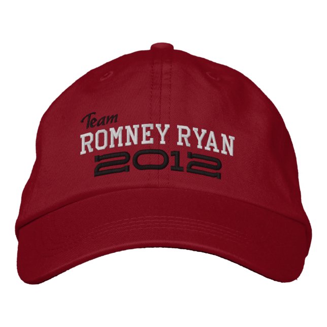 Mitt Romney Paul Ryan 2012 Broderad Keps (Framsida)