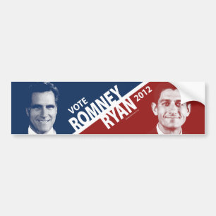 Mitt Romney Paul Ryan bildekal 2012