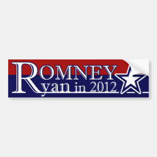Mitt Romney Paul Ryan i 2012 Bildekal