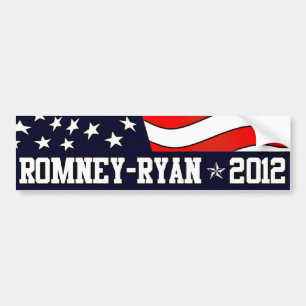Mitt Romney Paul Ryan i 2012 Bildekal