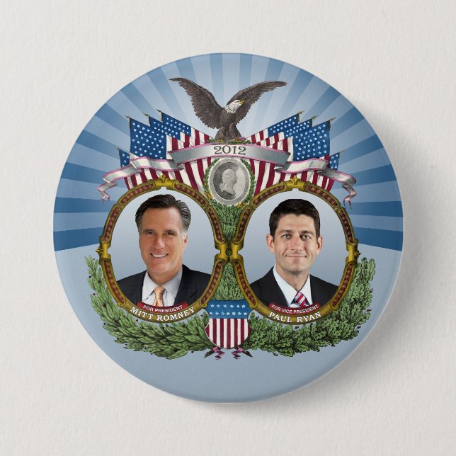 Mitt Romney Paul Ryan Jugate Knapp (Framsida)