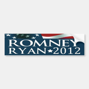 Mitt Romney Paul Ryan val 2012 Bildekal