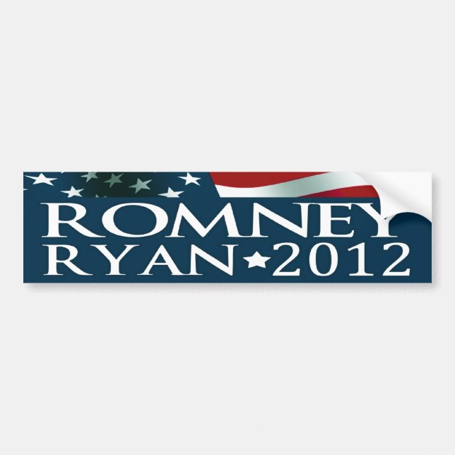 Mitt Romney Paul Ryan Valection 2012 Bildekal (Framsidan)