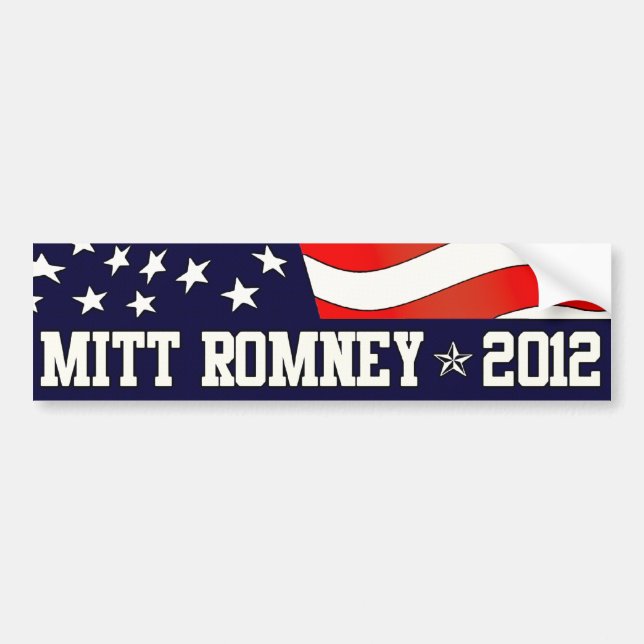Mitt Romney President 2012 Bildekal (Framsidan)