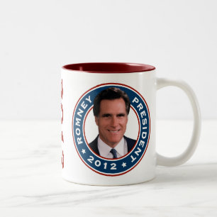 Mitt Romney president 2012 Två-Tonad Mugg