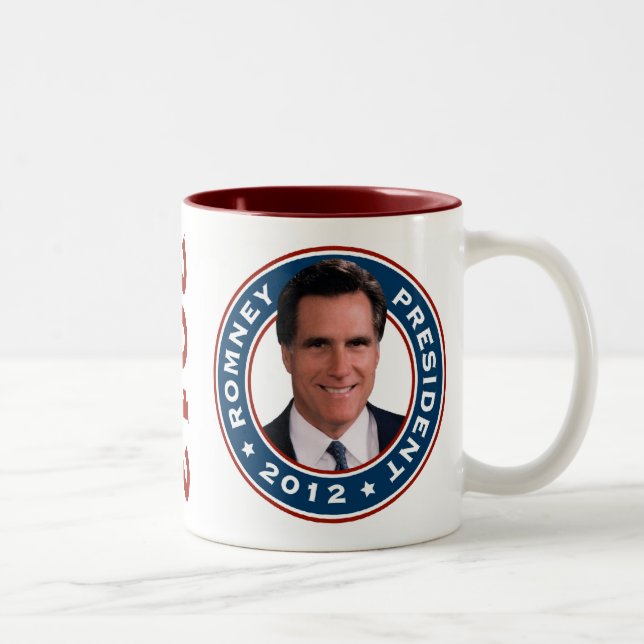 Mitt Romney president 2012 Två-Tonad Mugg (Höger)