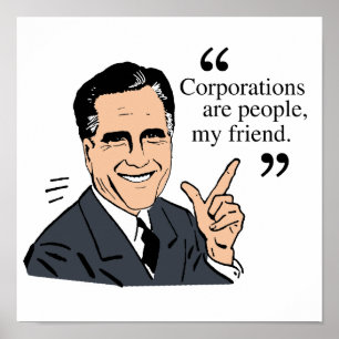 Mitt Romney Quotes färg Poster