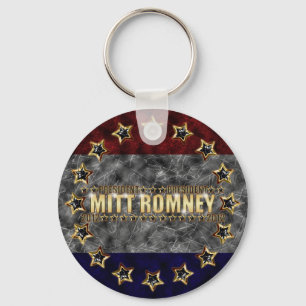 Mitt Romney Stars och stripes. Nyckelring