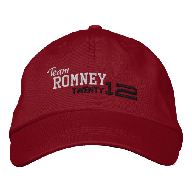 Mitt Romney tjugonde 2012 Broderad Keps (Framsida)