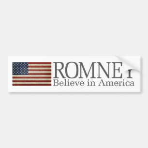Mitt Romney - tro i Amerika Bildekal