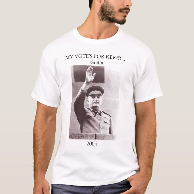 MITT RÖSTAR FÖR KERRY TEE SHIRT (Framsida)