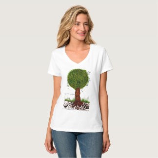 mitt rotar springa djupt t-shirt