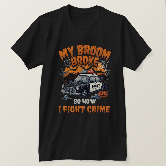 Mitt rum är Fattigt så nu bekämpar jag brott - lus T Shirt (Design framsida)