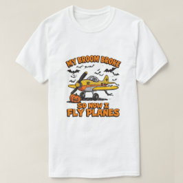 Mitt rum är Fattigt så nu flyger jag Flygplan - Pi T Shirt