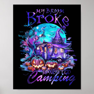 Mitt rum är Fattigt så nu går jag och Camping Hall Poster