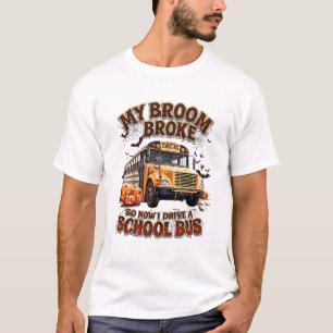 Mitt rum är Fattigt så nu kör jag en skola Buss - T Shirt